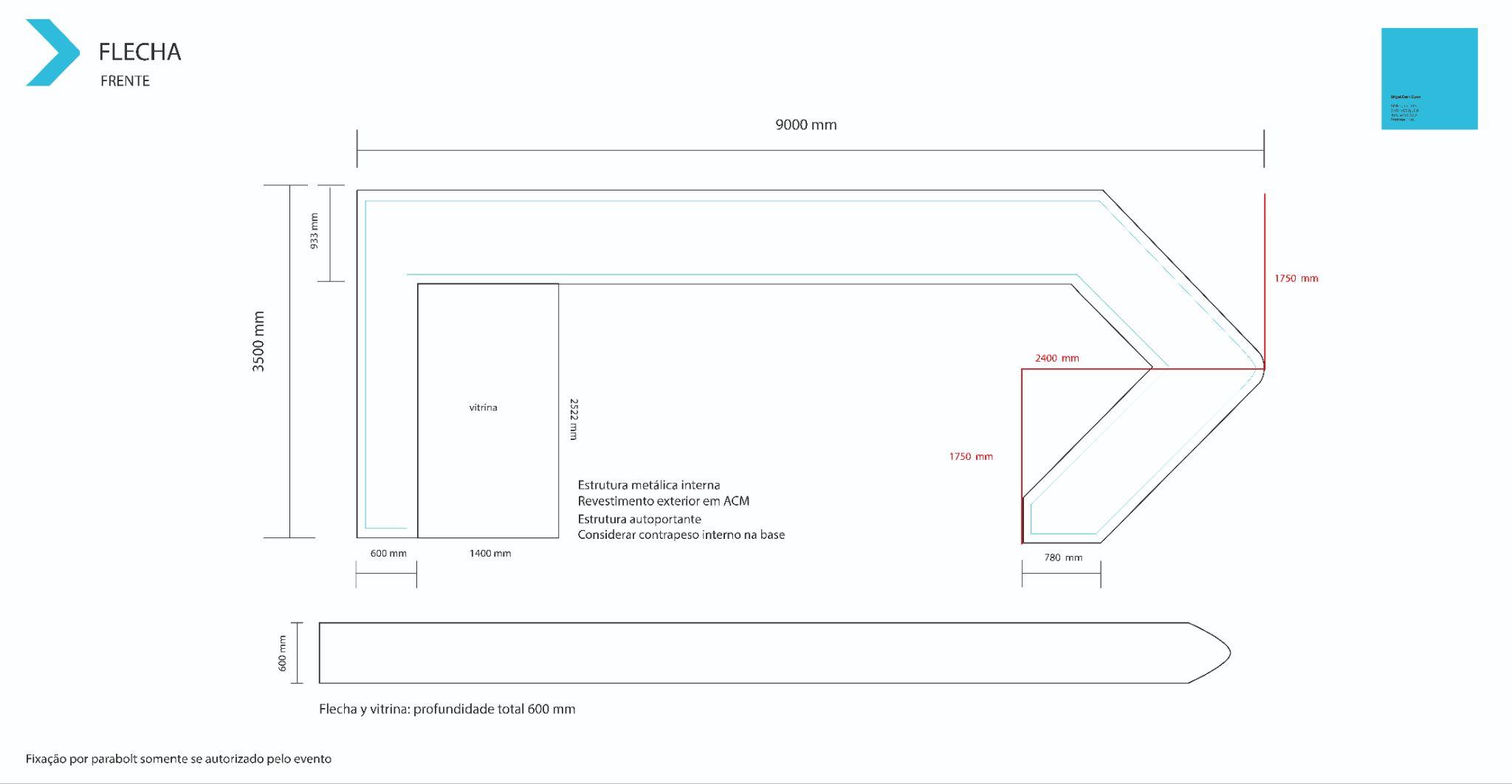 Arrow structure technical diagram