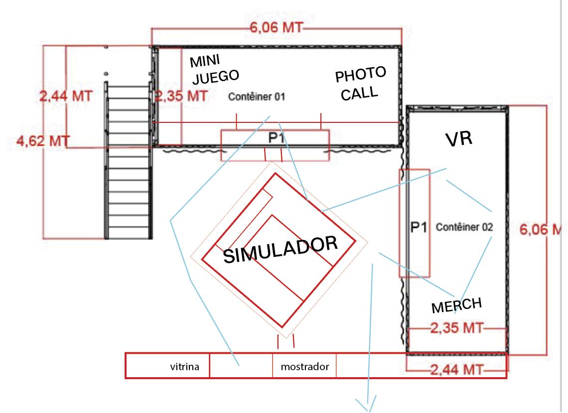 Booth ground floor plan